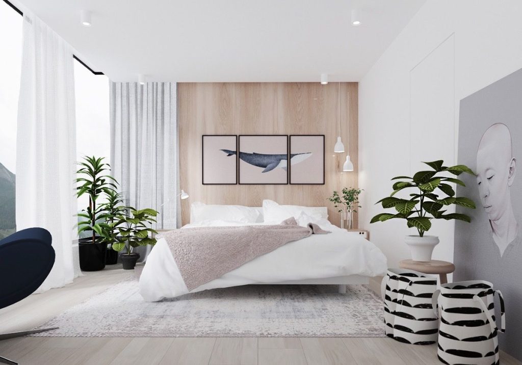 minimalistisches schlafzimmer