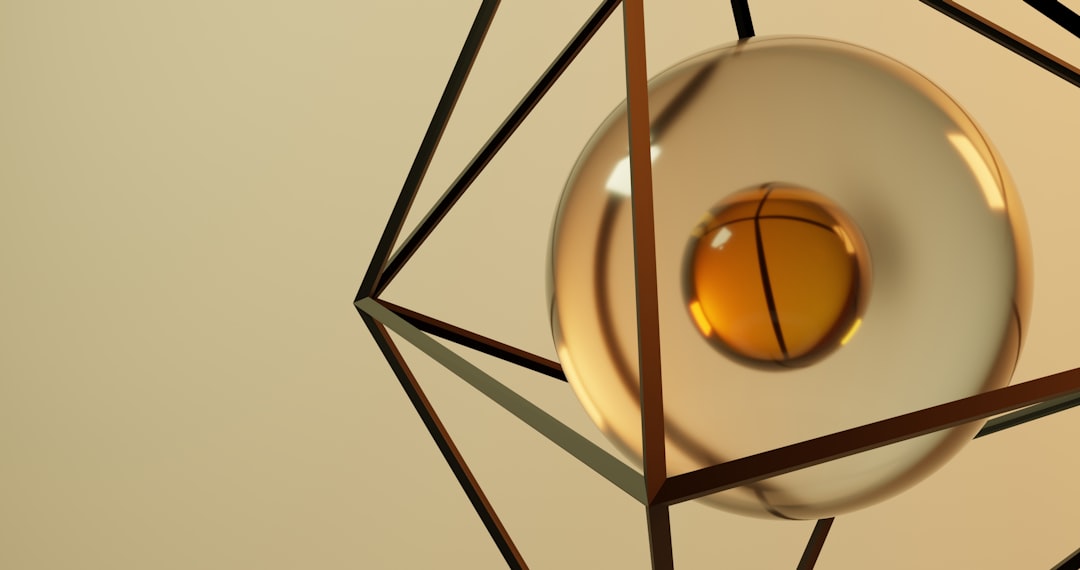 Photo geometric-shaped table lamp