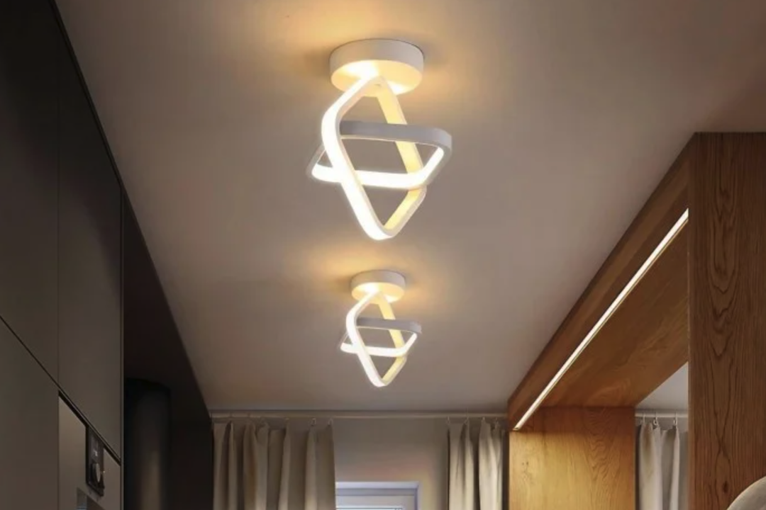 Stilvolle Beleuchtung mit Nordic Ribbon Cross Deckenleuchte